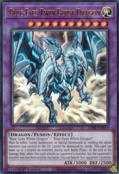 Blue-Eyes Twin Burst Dragon (V.1 - Ultra Rare) 