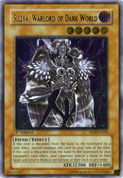 Sillva, Warlord of Dark World (V.2 - Ultimate Rare) 