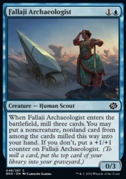 Fallaji Archaeologist - The Brothers War 