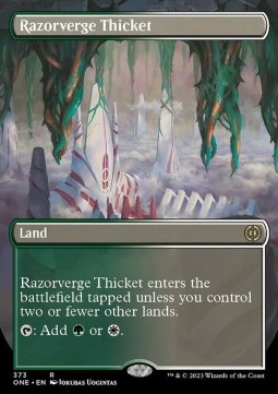 Razorverge Thicket - Phyrexia All Will Be One Extras 