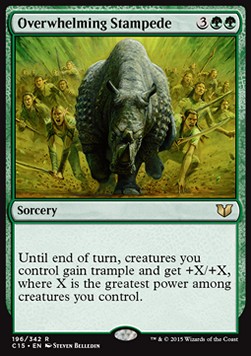 Overwhelming Stampede - Commander 2015 
