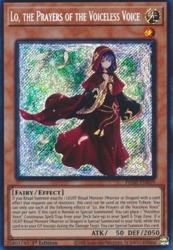 Lo the Prayers of the Voiceless Voice (V.1 Secret Rare) 