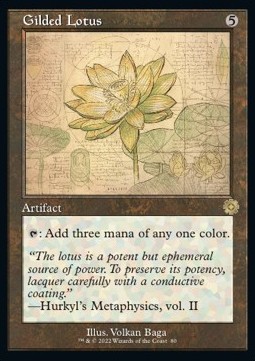 Gilded Lotus (V.2) - Retro Frame Artifacts 