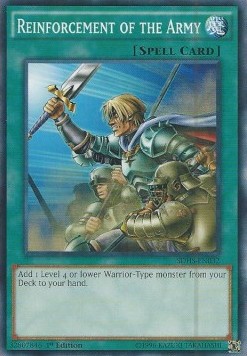 Reinforcement of the Army 