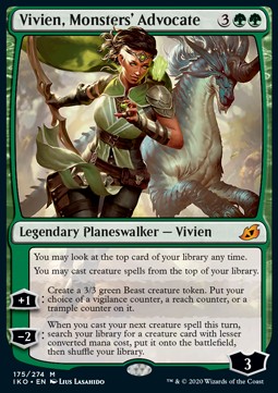 Vivien Monsters Advocate - Ikoria Lair of Behemoths 