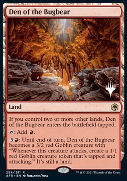 Den of the Bugbear (V.2) - Adventures in the Forgotten Realms Promos