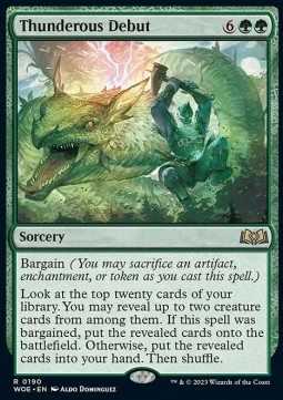 Thunderous Debut 