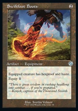 Swiftfoot Boots (V.1) - Retro Frame Artifacts 
