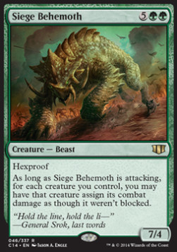 Siege Behemoth - Commander 2014 