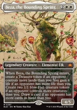 Beza the Bounding Spring - Bloomburrow Extras 