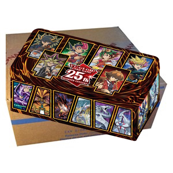 25th Anniversary Tin: Dueling Heroes Case (12 Tins) - Deutsch
