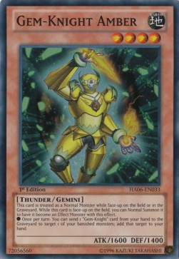 Gem-Knight Amber 