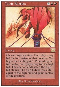 Illicit Auction - Sixth Edition 