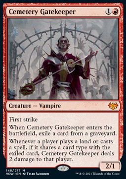 Cemetery Gatekeeper - Innistrad Crimson Vow 