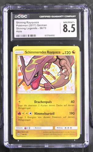 Shining Rayquaza - SLG 56 - German - CGC 8.5 