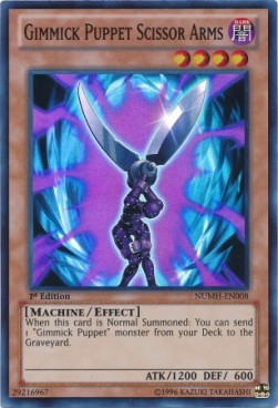 Gimmick Puppet Scissor Arms 