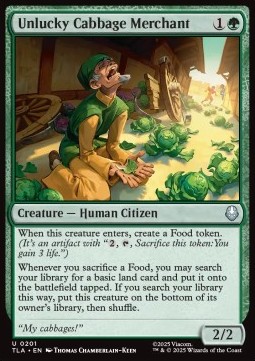 Unlucky Cabbage Merchant 