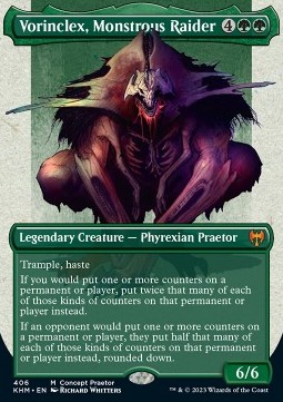 Vorinclex Monstrous Raider (V.1) - Phyrexia All Will Be One Extras 