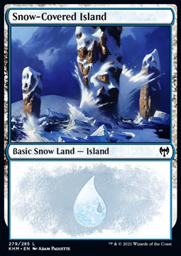 Snow Covered Island (V.2) - Kaldheim 