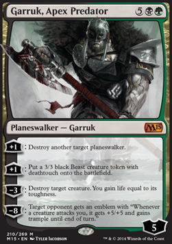 Garruk Apex Predator - Magic 2015 