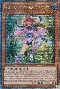 Secret Six Samurai Hatsume (V.5 Quarter Century Secret Rare) 