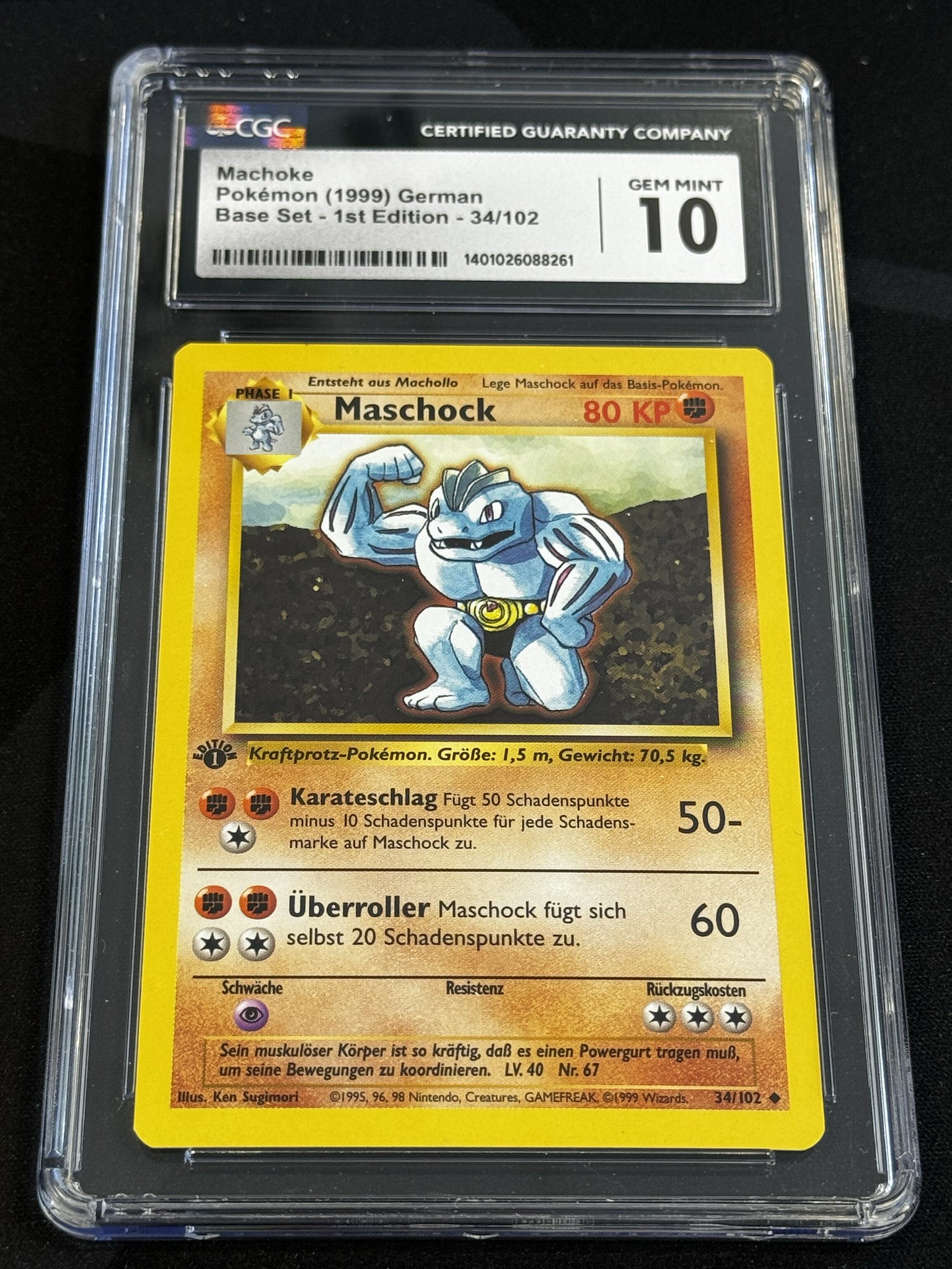 Machoke - BS 34 - German - CGC 10
