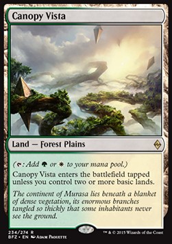 Canopy Vista - Battle for Zendikar 