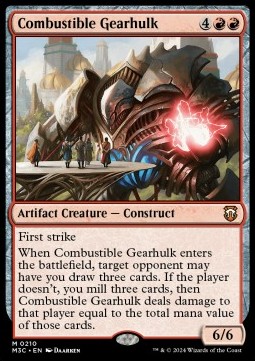 Combustible Gearhulk - Commander Modern Horizons 3 