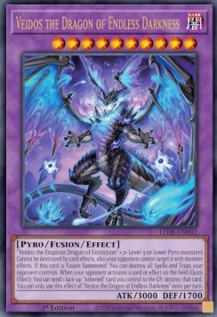 Veidos the Dragon of Endless Darkness (V.1 Ultra Rare) 