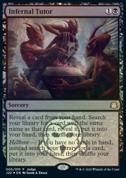 Infernal Tutor - Judge Rewards Promos 