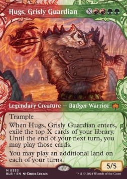 Hugs Grisly Guardian - Bloomburrow Extras 