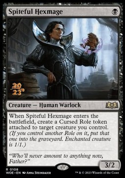 Spiteful Hexmage (V.1) - Wilds of Eldraine Promos 