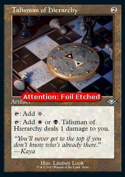 Talisman of Hierarchy (V.2) - Modern Horizons Retro Frame Cards 