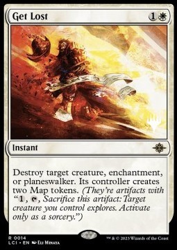 Get Lost (V.2) - The Lost Caverns of Ixalan Promos 