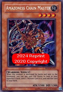 Amazoness Chain Master (V.2 Secret Rare) 