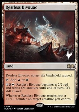 Restless Bivouac (V.2) - Wilds of Eldraine Promos 