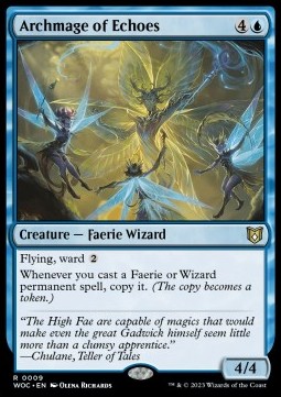 Archmage of Echoes - Commander Wilds of Eldraine 