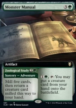 Monster Manual Zoological Study - Commander Legends Battle for Baldurs Gate Extras 