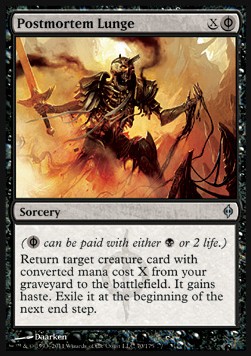 Postmortem Lunge - New Phyrexia 
