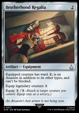 Brotherhood Regalia - Universes Beyond Assassins Creed 