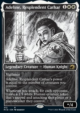 Adeline Resplendent Cathar - Innistrad Midnight Hunt Extras 