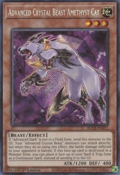 Advanced Crystal Beast Amethyst Cat 