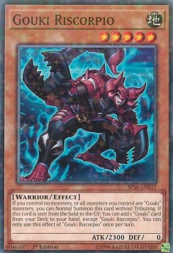 Gouki Riscorpio (V.2 - Starfoil Rare) 