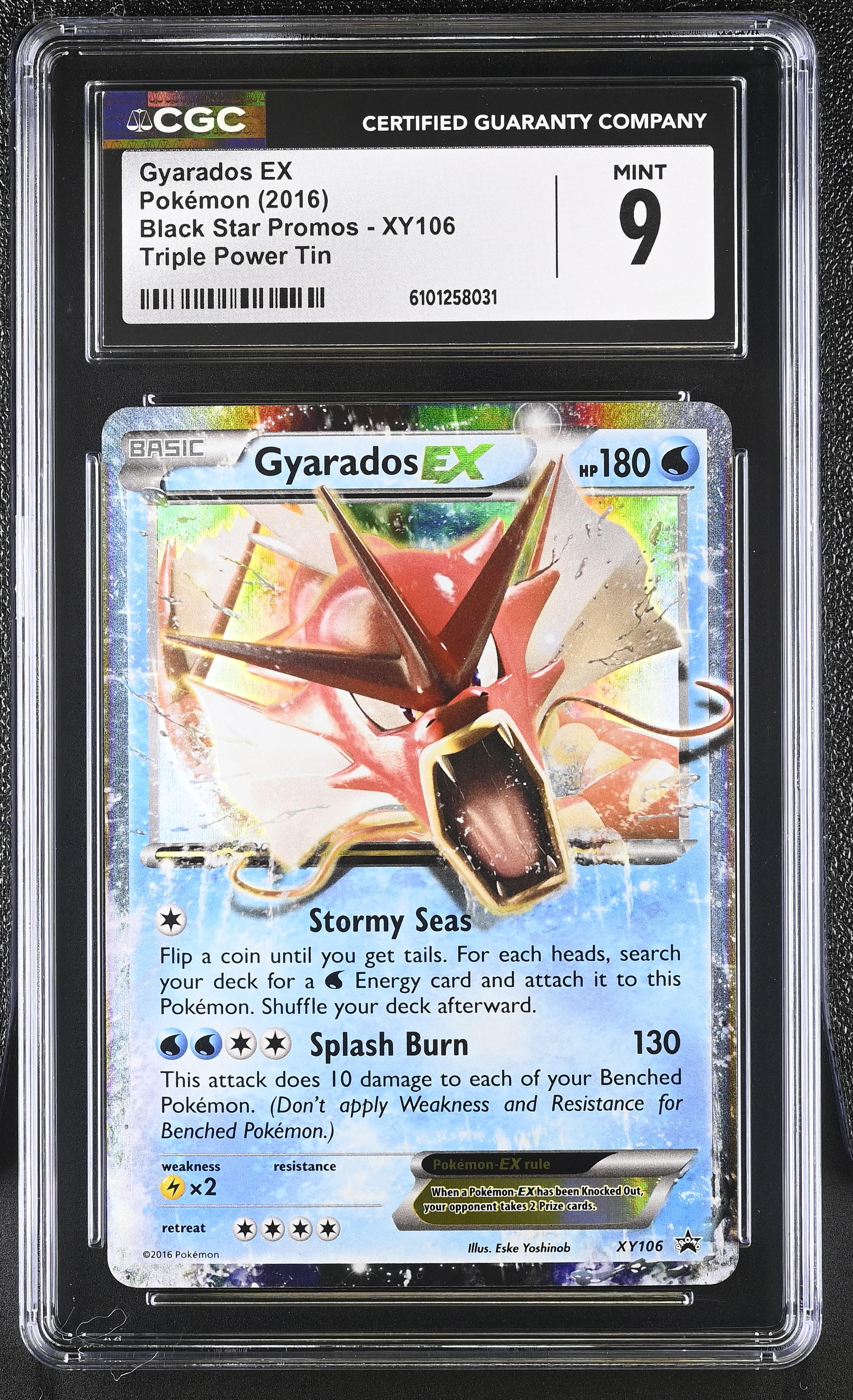 Gyarados EX - XYPR 106 - English - CGC 9 