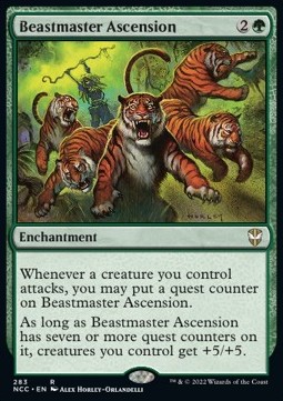 Beastmaster Ascension - Commander Streets of New Capenna 