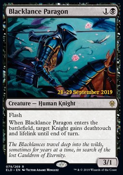 Blacklance Paragon (V.1) - Throne of Eldraine Promos 