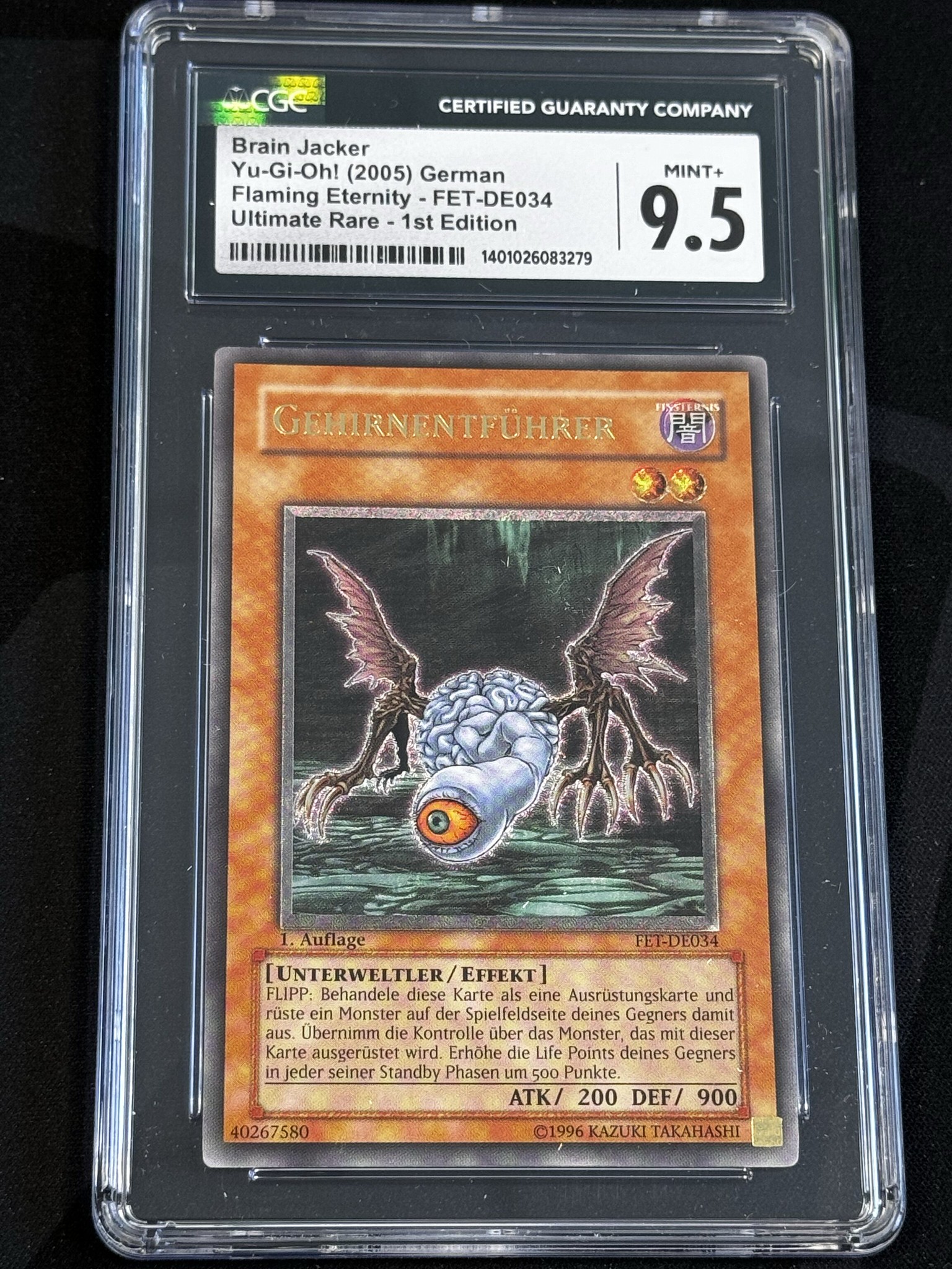 Brain Jacker (V.2 - Ultimate Rare) - FET 34 - German - CGC 9.5 