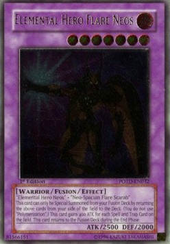 Elemental Hero Flare Neos (V.2 - Ultimate Rare) 