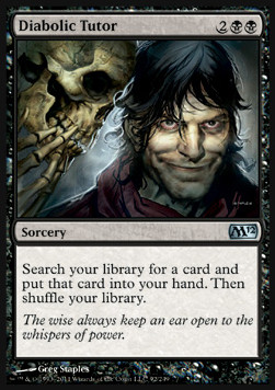 Diabolic Tutor - Magic 2012 