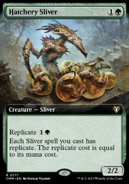 Hatchery Sliver (V.2) - Commander Masters Extras 